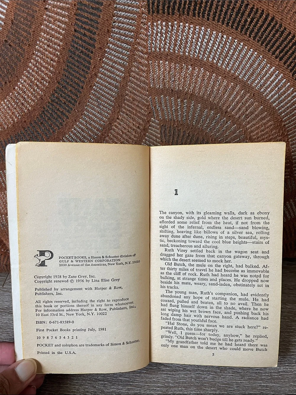 Stairs of Sand by Zane Grey 1928
